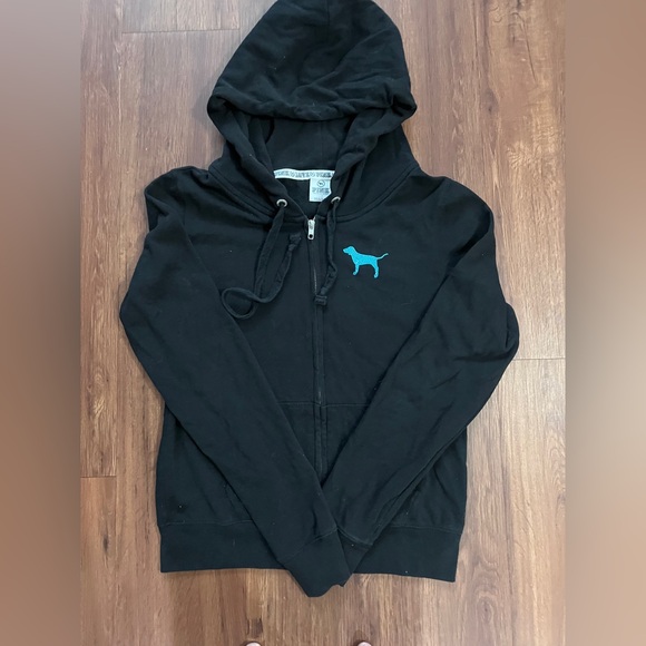 PINK VS RARE/HTF OMBRÉ RHINESTONE BLING HOODIE S - Picture 9 of 9